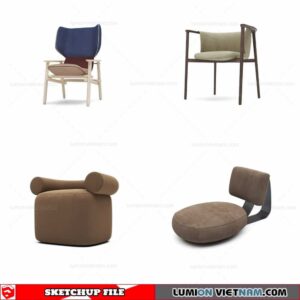 Chair - Sketchup Models By Cuong Covua