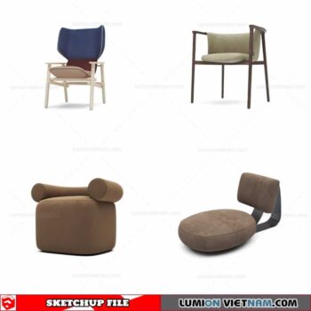 Chair - Sketchup Models By Cuong Covua