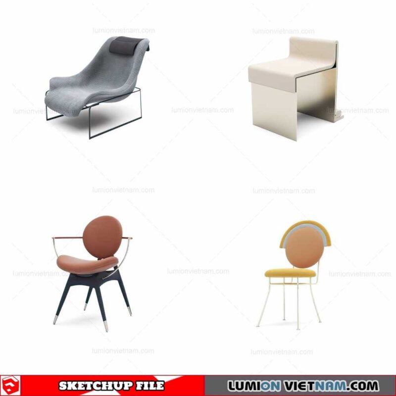 Chair - Sketchup Models By Cuong Covua