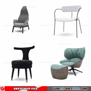 Chair - Sketchup Models By Cuong Covua