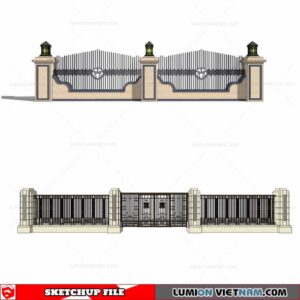 Fence - Sketchup Models By Cuong Covua