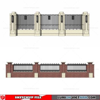 Fence - Sketchup Models By Cuong Covua