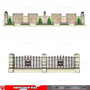 Fence - Sketchup Models By Cuong Covua