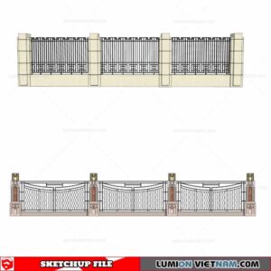 Fence - Sketchup Models By Cuong Covua