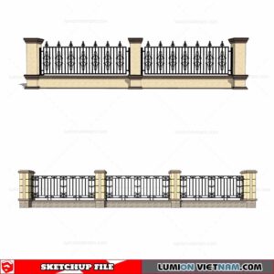 Fence - Sketchup Models By Cuong Covua