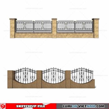 Fence - Sketchup Models By Cuong Covua