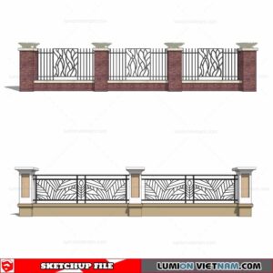 Fence - Sketchup Models By Cuong Covua