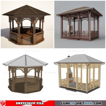 Gazebo - Sketchup models By Dathouzz