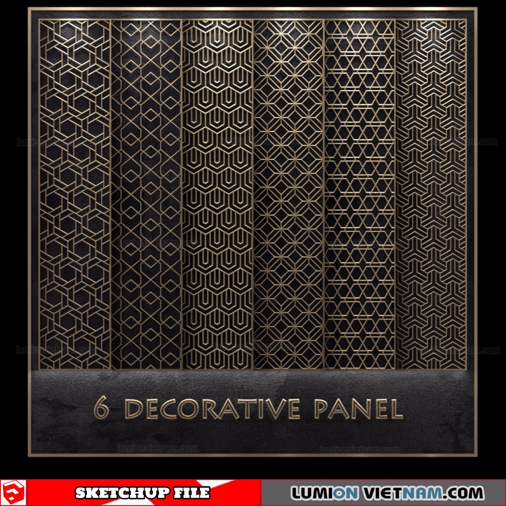 220225 Decor Panel (1) Sketchup Models