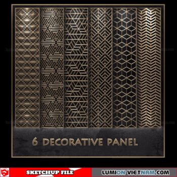 CNC Decor Panel - Sketchup Models By Dathouzz