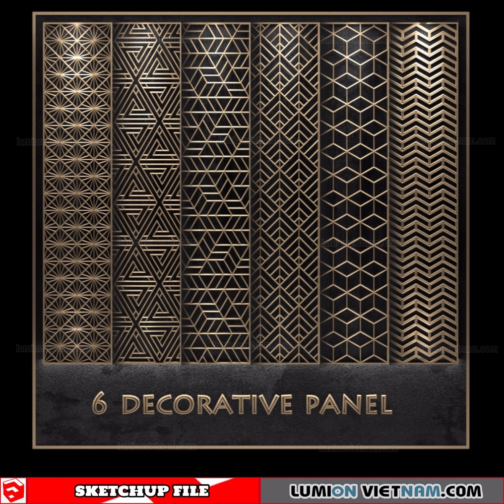 220225 Decor Panel (2) Sketchup Models