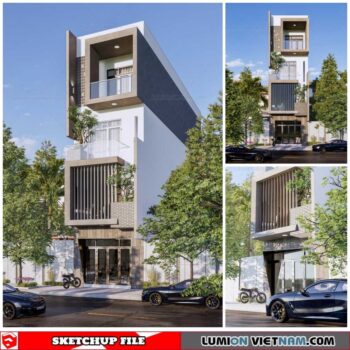 House - Sketchup Exterior Scene By Duy Dao