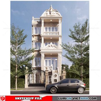 House - Sketchup Exterior Scene By Tai Le