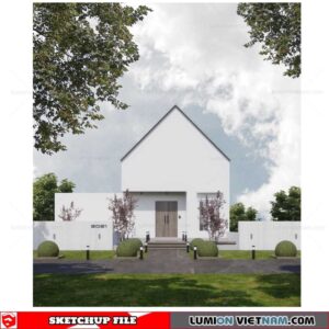 House - Sketchup Exterior Scene By Dien Pham