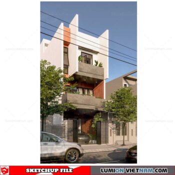 House - Sketchup Exterior Scene By Bui Anh Tung