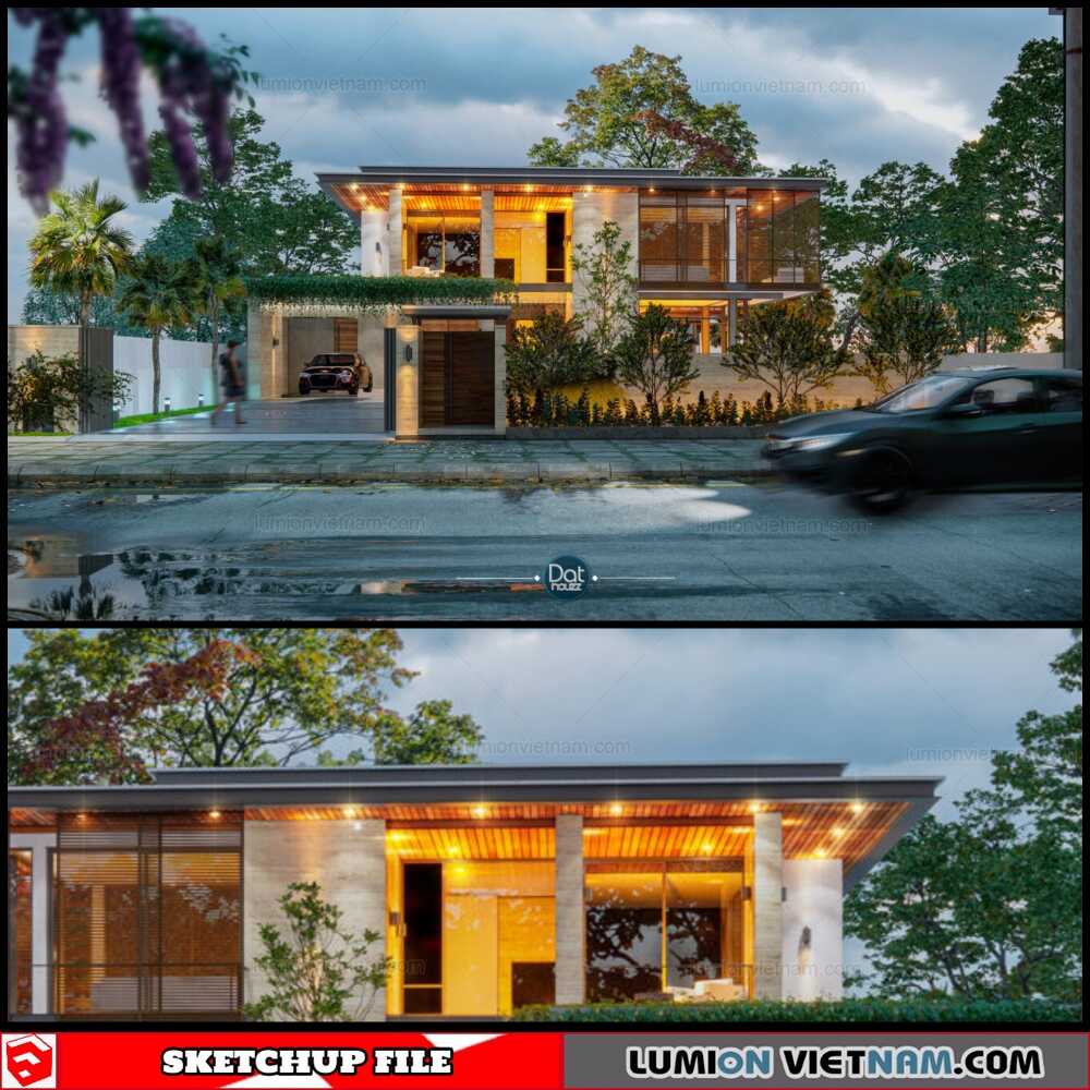 5146-Free-Sketchup-Exterior-House-Model-Download-By-Dathouzz-Sketchup-Models