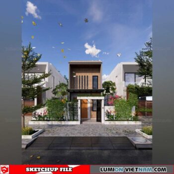 House - Sketchup Exterior Scene By Le Sang