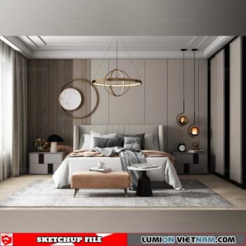 Bedroom - Sketchup Interior Scene By Pham Dung