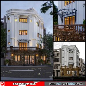 House - Sketchup Exterior Scene By Do Duc Minh