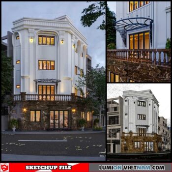 House - Sketchup Exterior Scene By Do Duc Minh