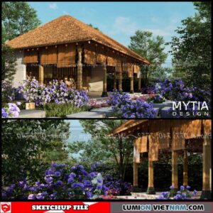 House - Sketchup Exterior Scene By My Trinh Arc
