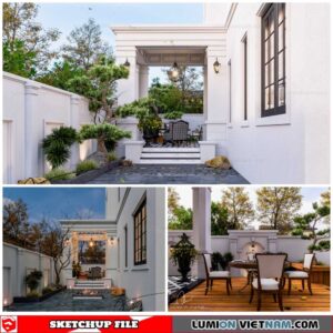 Lobby - Sketchup Exterior Scene By Do Duc Minh