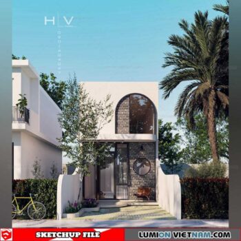 House - Sketchup Exterior Scene By Hien Le