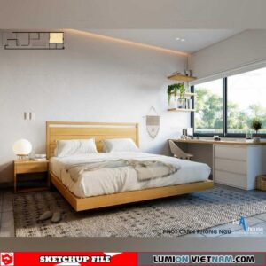 Bedroom - Sketchup Interior Scene By Gi Trap