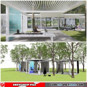 Park Landscape - Sketchup Models By Cuong Covua