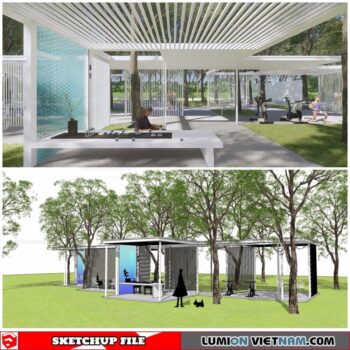 Park Landscape - Sketchup Models By Cuong Covua