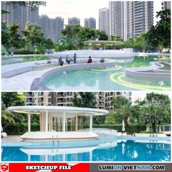 Park Landscape - Sketchup Models By Cuong Covua