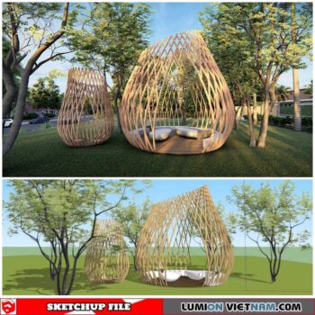 Park Landscape - Sketchup Models By Cuong Covua