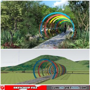 Park Landscape - Sketchup Models By Cuong Covua