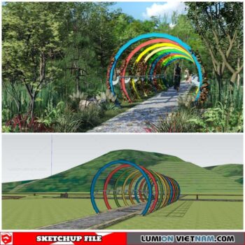 Park Landscape - Sketchup Models By Cuong Covua