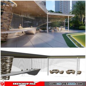 Park Landscape - Sketchup Models By Cuong Covua