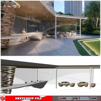 Park Landscape - Sketchup Models By Cuong Covua