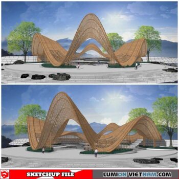 Park Landscape - Sketchup Models By Cuong Covua