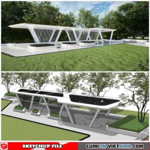 Park Landscape - Sketchup Models By Cuong Covua