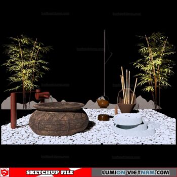 Penjing Bonsai - Sketchup Models By Cuong Covua
