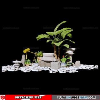 Penjing Bonsai - Sketchup Models By Cuong Covua
