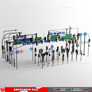 Traffic Lights – Sketchup Models