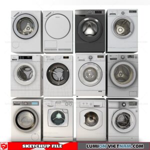 Washing Machine - Sketchup Models