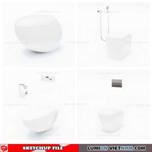 Bidet - Sketchup Models By Cuong Covua