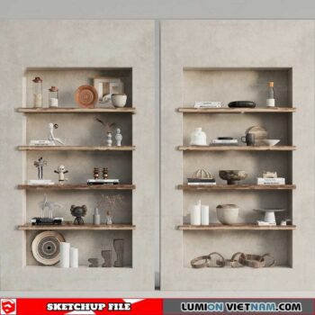 Decorative Shelf - Sketchup Models By Cuong Covua
