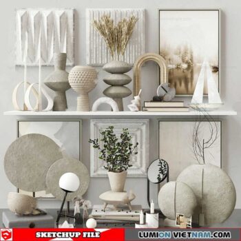 Decorative Shelf - Sketchup Models By Cuong Covua