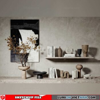 Decorative Shelf - Sketchup Models By Cuong Covua