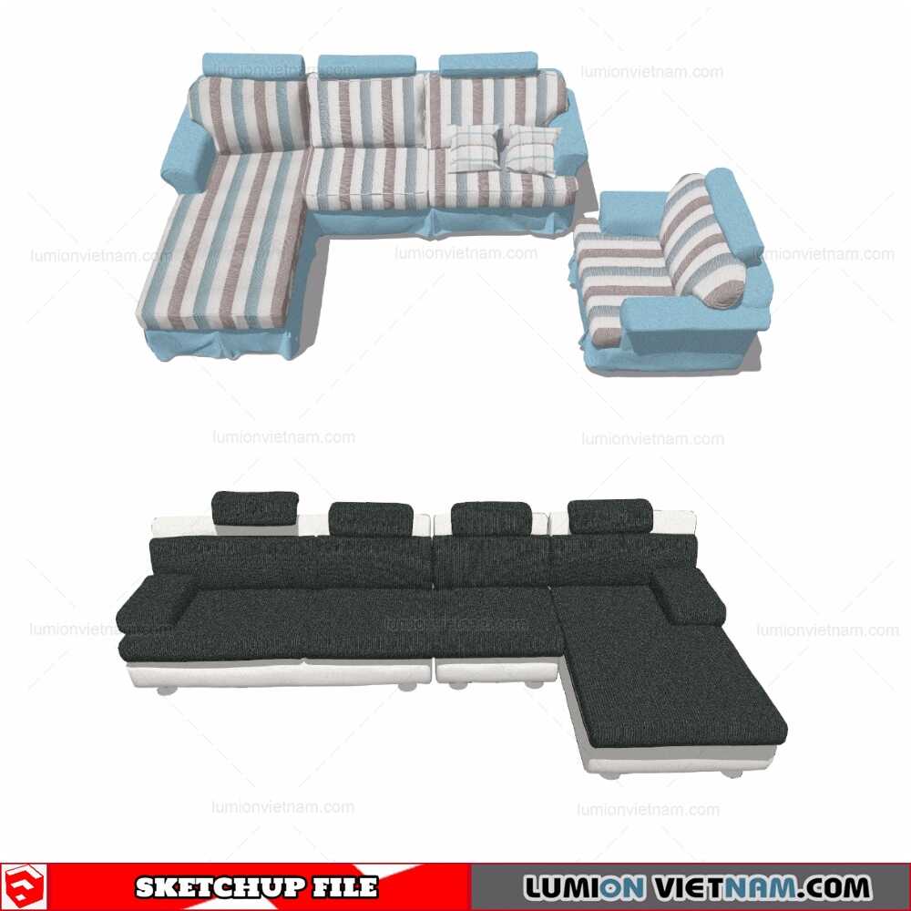 220322-L-Shaped-Sofa-(7)-Sketchup-Models