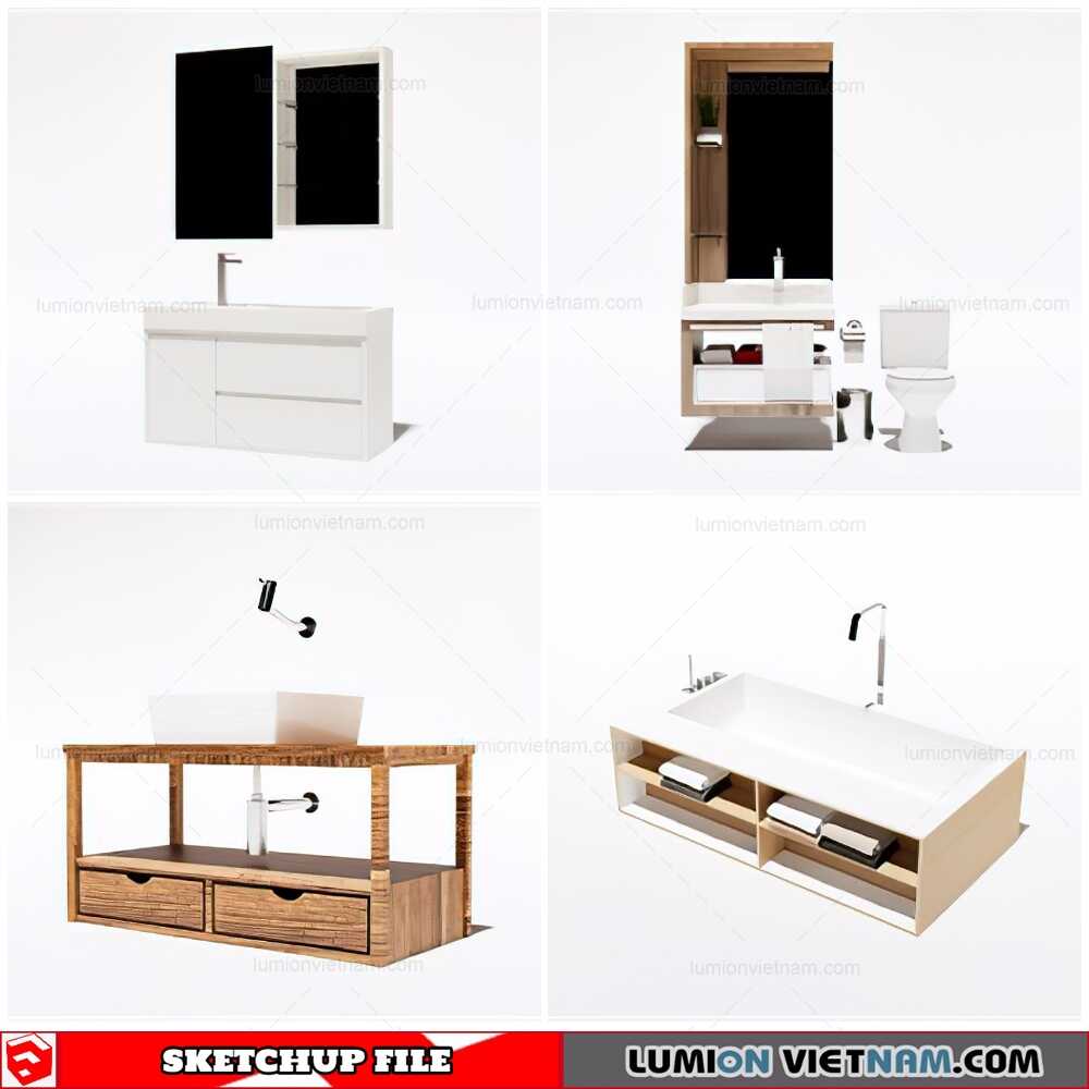 220325-Washbasin-(1)-Sketchup-Models