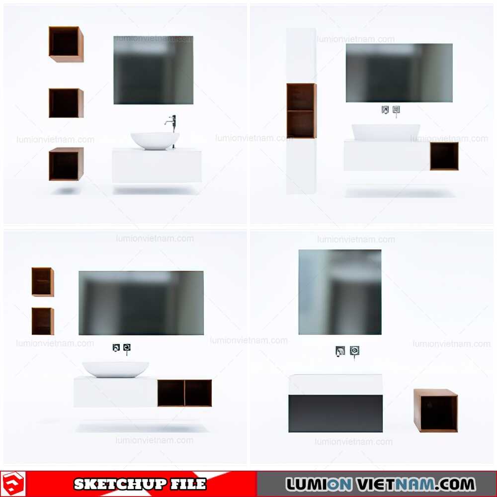 220325-Washbasin-(12)-Sketchup-Models