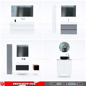 Washbasin - Sketchup Models By Cuong Covua